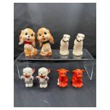 Vintage dog salt and pepper shakers