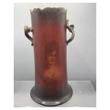 Antique Warwick portrait vase