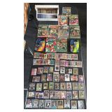 Football cards with autographs, Star Wars figures