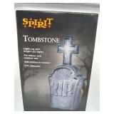 Spirit inflatable Tombstone lights up