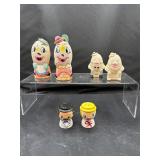 Vintage Humpty Dumpty & other s & p shakers