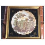Antique framed art