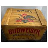 Vintage Budweiser Commemorative wooden crate