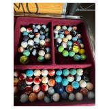 Vintage glass marbles