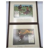Vintage satire framed prints