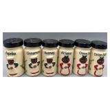 Vintage Black Americana spice jars