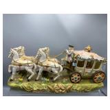 Vintage horses & carriage