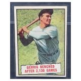 1961 Lou Gehrig Topps baseball card
