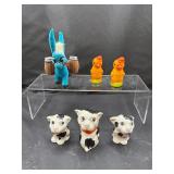 Vintage salt and pepper shakers