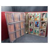 Binder of St. Louis Cardinals baseball cards