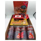 Coca-Cola glasses bank sign & more