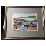 Signed B. Gerstner watercolor painting