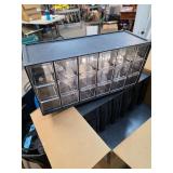 Brand new bolt bin with dividers. 4-188