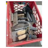 Crate full of trowels. 4-233