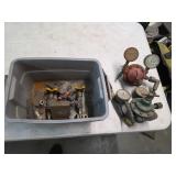 Vintage oxygen and acetylene gauges. 4-298