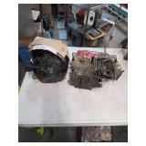 Honda motor and parts box. 4-153