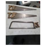 3 saws lot. 4-122