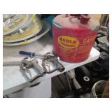 Fuel can and dispensing handles. 4-251