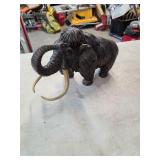 Bronze sculpture of a Wooley mammoth. 4-67