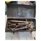 Torch parts, copper, toolbox. 4-167