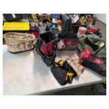 Husky tool bag lot. 4-43