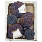 5 Skeins Mixture Wool Llama Silk   5-13s