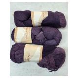 3 Skeins 100% Lana Wool 5-21s