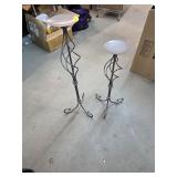 2 Candle Stands/ Home Deco. 1-29' 1-24' 5-36s