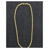 20.95 Grams 14K Gold 18' Rope Chain  91-4