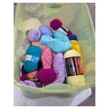1 Tub of Misc Yarn Large Quantity 5-26s