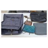 Garment Luggage w Key + Purses 5-40s