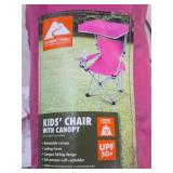 Outdoor Kids Chair w Canopy  5-30s