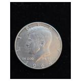 1964  90% Silver Kennedy 1/2 Dollar M-23