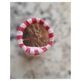New Bank Roll 2025 D BU Shield Pennies 5-6