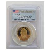 2011 S PCGS PR69 DCAM First Strike $1 Coin 12-13