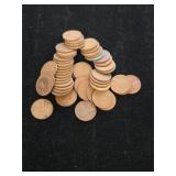 Roll of 1939 S Wheat Pennies  M-35