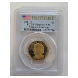2011 S PCGS PR69 DCAM First Strike $1 Coin 12-11