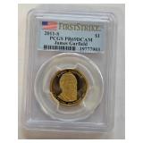 2011 S PCGS PR69 DCAM First Strike $1 Coin 12-10