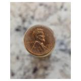 Rolls 1962 D Pennies and 3/4 roll 1958 Wheats M-31