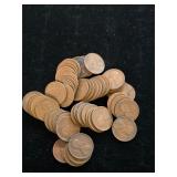 Roll of 1935 D Wheat Pennies  M-38