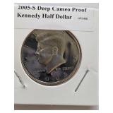 2005 S Deep Cameo Proof Kennedy Half Dollar 12-42
