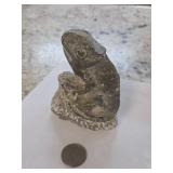 4' Soapstone ? Carved Reptile  130-3