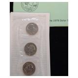 1979 P D S  Susan B Anthony Dollar Set M-13