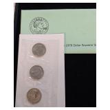 1979 P D S  Susan B Anthony Dollar Set M-14