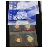 1999 P D S  Susan B Anthony Dollar Set M-18