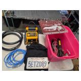 Scissor jacks and Jump box lot. K-19