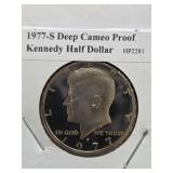 1977 S Deep Cameo Proof Kennedy Half Dollar 12-31