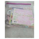Scrap Book Materials - Baby Girl  22-3