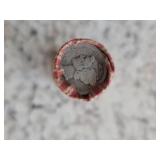 Roll of Wheats w Mercury Dime+Seated Showing 12-19