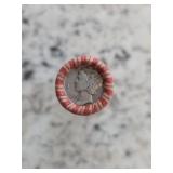 Roll of Wheats w Mercury Dimes Both Ends 12-18